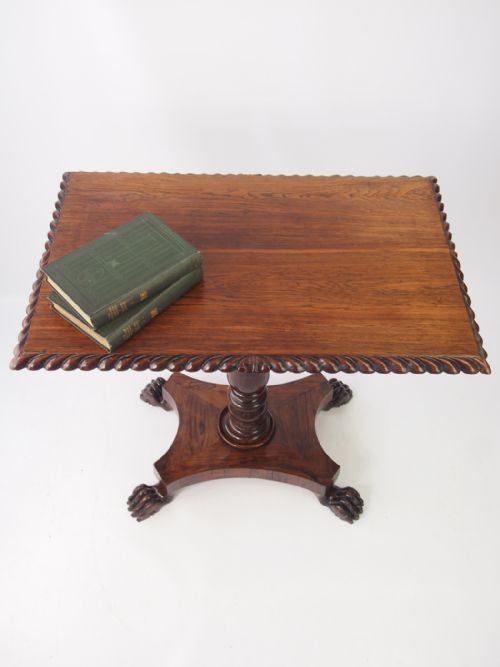 fig 1. Regency Rosewood Side Table