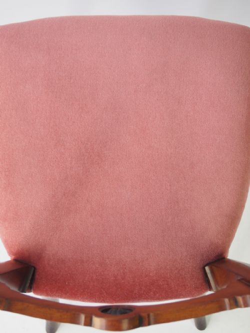 fig 1. Set 4 Victorian Mahogany Balloon Back Chairs