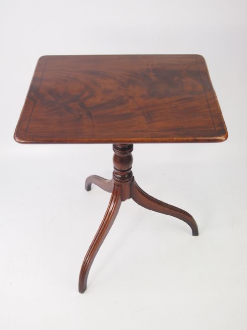 Georgian Mahogany Tilt Top Lamp Table