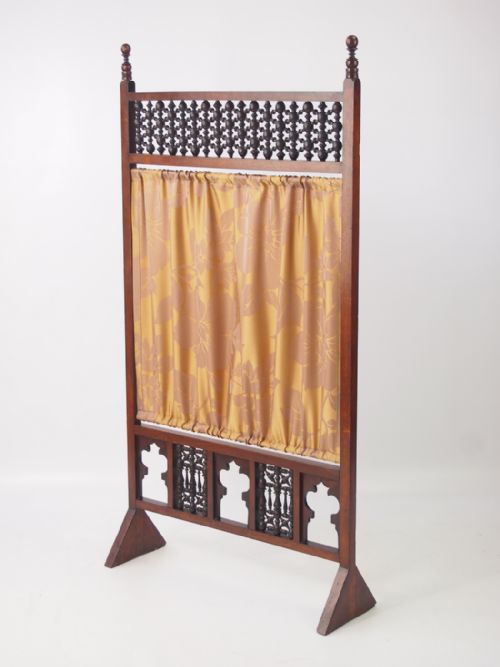 Victorian Arts & Crafts Fire Screen