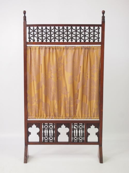 fig 1. Victorian Arts & Crafts Fire Screen