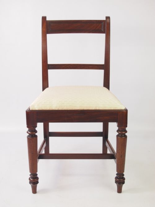 fig 1. Set 4 Georgian Mahogany Dining Chairs