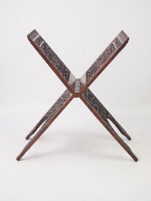 fig 1. Antique Anglo-Indian Magazine Stand