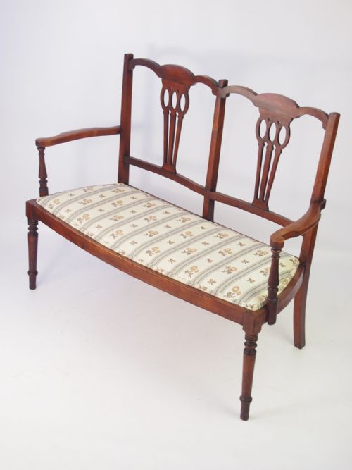 fig 1. Edwardian Two Seater Parlour Settee