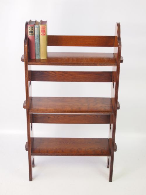 fig 1. Edwardian Liberty & Co “Sedley” Oak Bookcase
