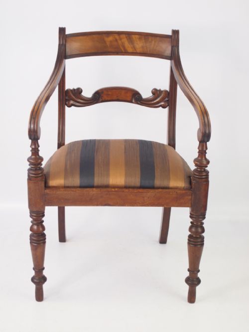 Regency Mahogany Desk Chair