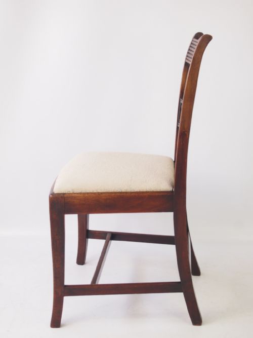 fig 1. Pair Regency Mahogany Side Chairs
