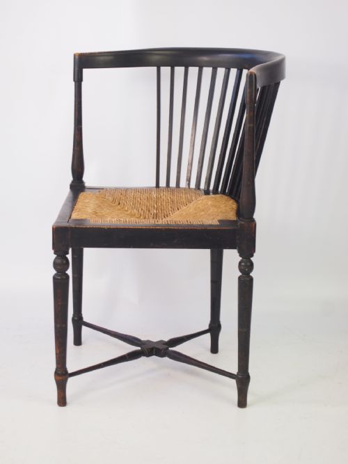 fig 1. Small Arts & Crafts Corner Chair