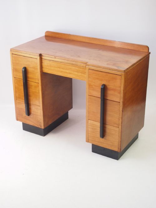 fig 1. Art Deco Mahogany Desk