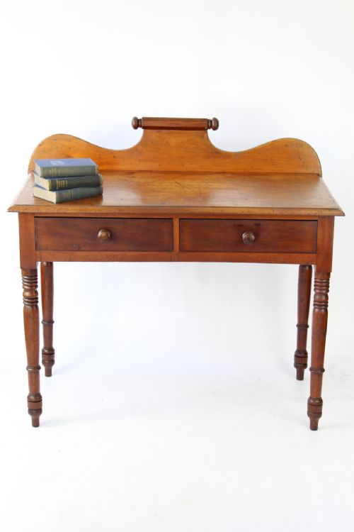 fig 1. Small Victorian Mahogany Desk