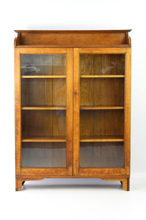 Antique Edwardian Oak Bookcase