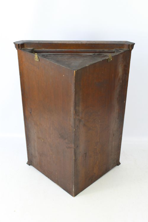fig 1. Edwardian Walnut Corner Cabinet