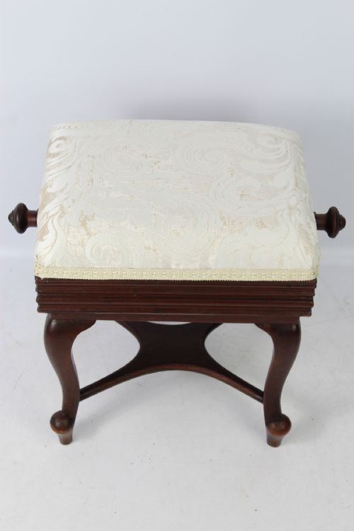 fig 1. Victorian Rise and Fall Piano Stool