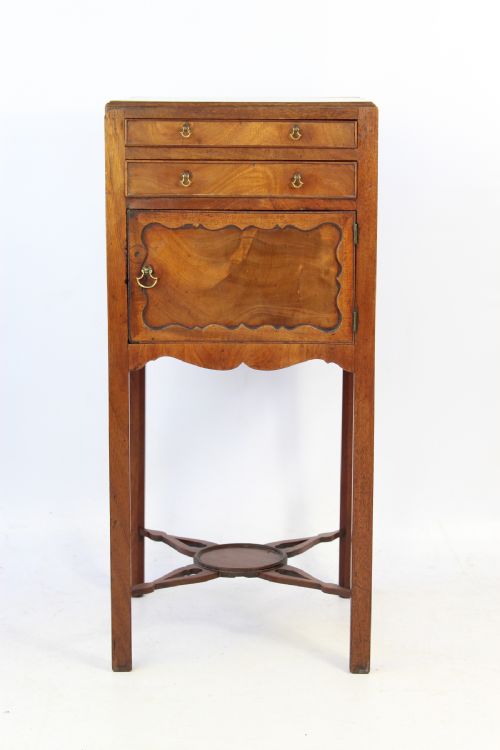 George III Mahogany Bedside Cupboard