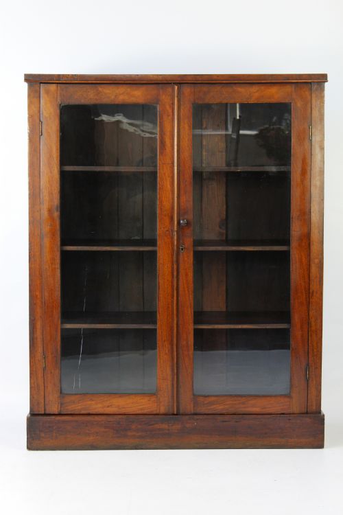 Small Victorian Walnut Bookcase