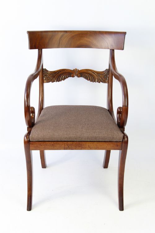 Regency Mahogany Desk Chair