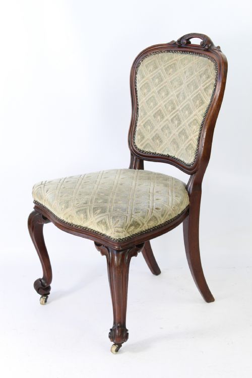 fig 1. Set 4 Victorian Balloon Back Chairs