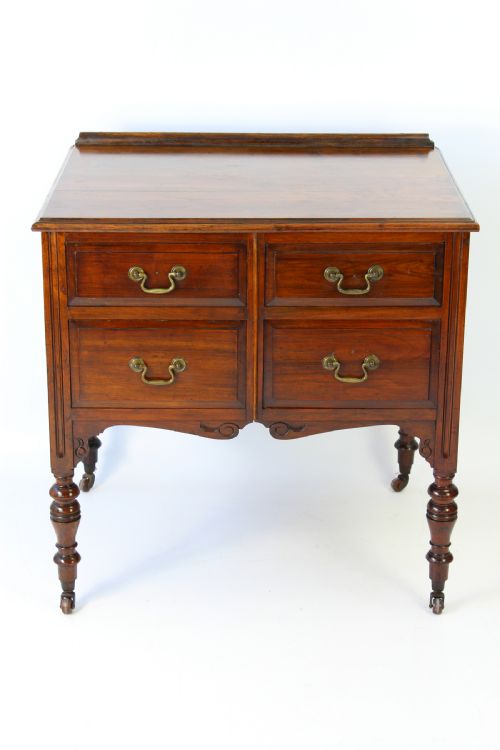 fig 1. Victorian Walnut Chest of Drawers