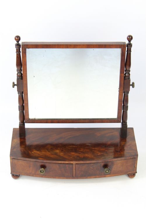 Small Regency Mahogany Dressing Table Mirror