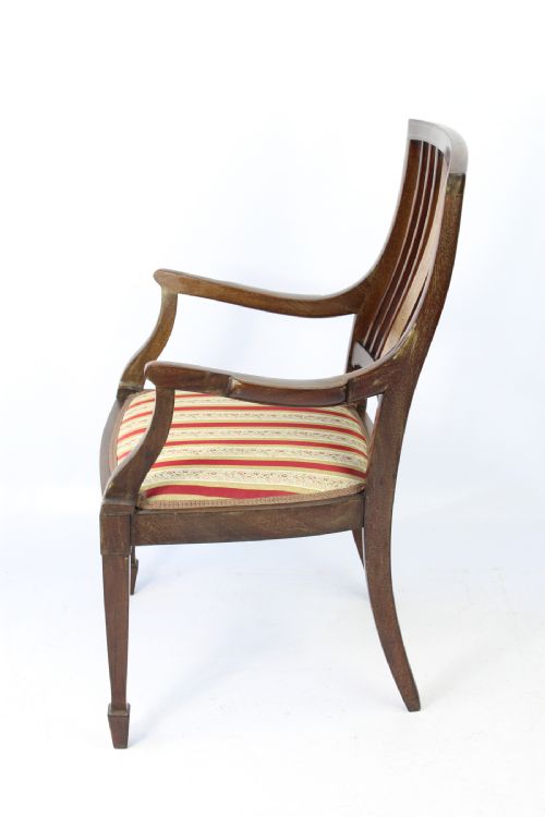 fig 2. Small Victorian Inlaid Rosewood Dressing Table Chair