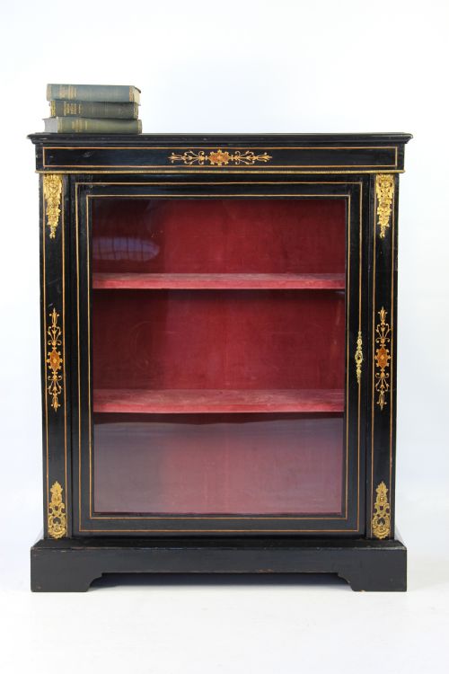 fig 1. Victorian Ebonised Pier Cabinet