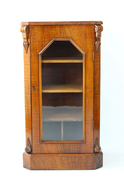 Victorian Walnut Music Cabinet