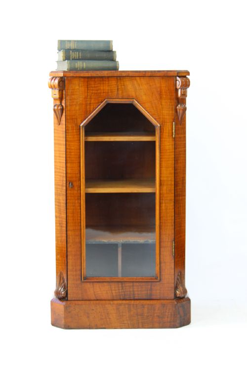 fig 1. Victorian Walnut Music Cabinet