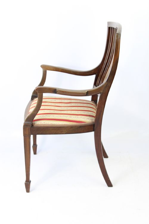 fig 2. Victorian Inlaid Rosewood Desk Chair