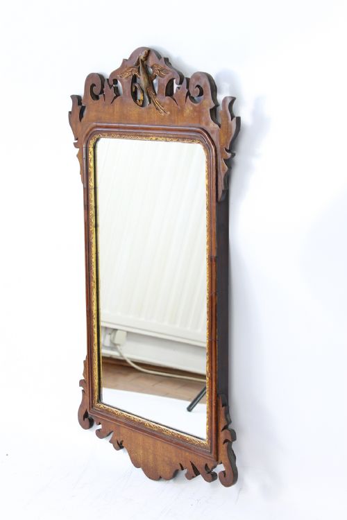 fig 1. Edwardian Mahogany Chippendale Fretwork Mirror