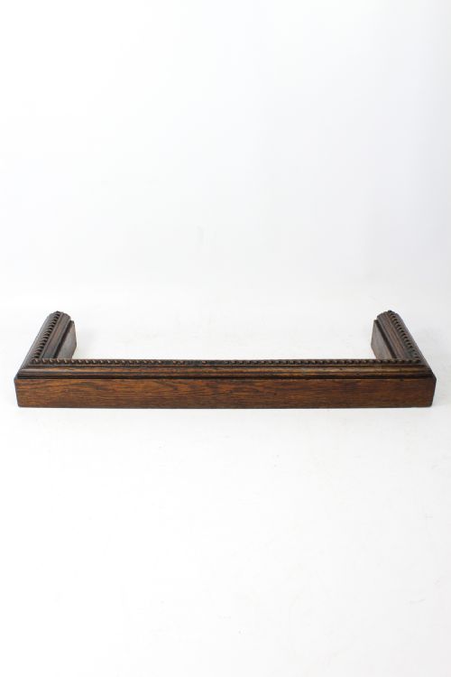 Small Edwardian Oak 3 Foot Fire Fender