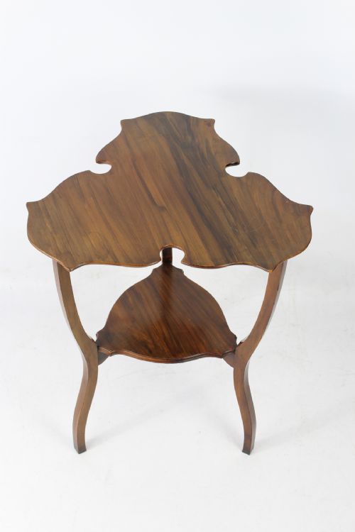 Edwardian Arts & Crafts Walnut Side Table