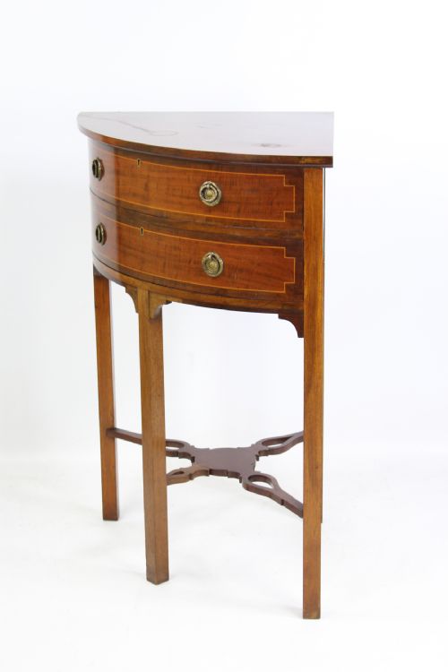 Edwardian Mahogany & Inlaid Corner Stand