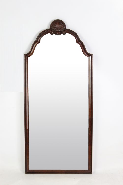 Carved Mahogany Framed Mirror