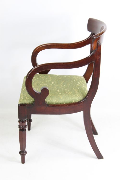 fig 1. Victorian Mahogany Desk Chair