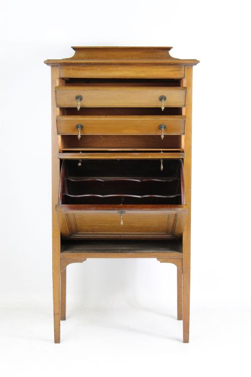 Edwardian Mahogany Music Cabinet