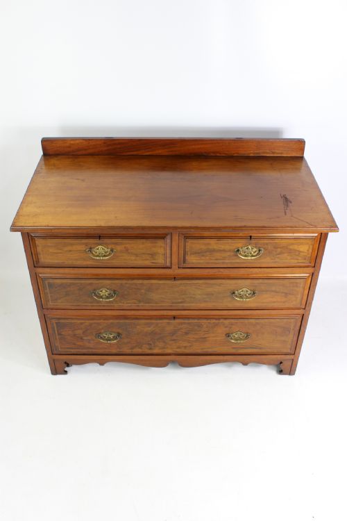 fig 1. Victorian Walnut Chest of Drawers