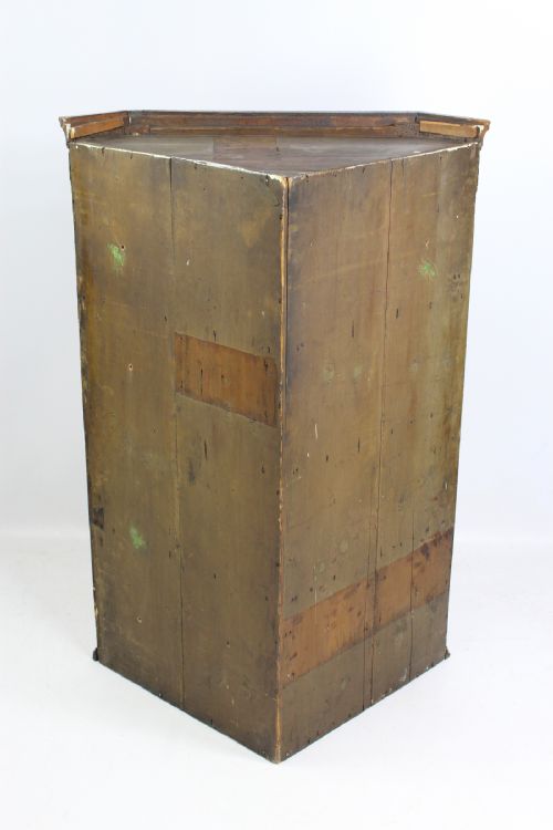 fig 1. Georgian Astragal Glazed Mahogany Corner Cabinet