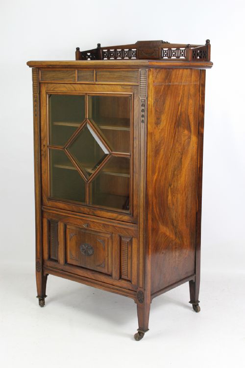 Victorian Rosewood Music Cabinet