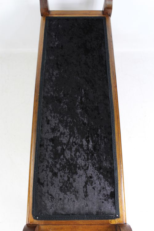 fig 1. Edwardian Mahogany Duet Piano Stool