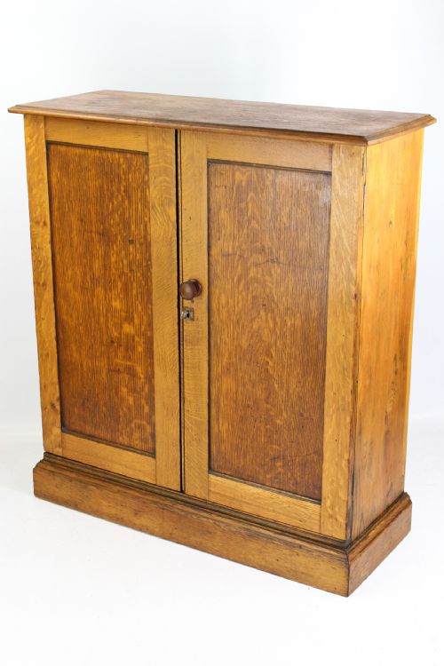 fig 1. Victorian Oak Housekeepers Cupboard