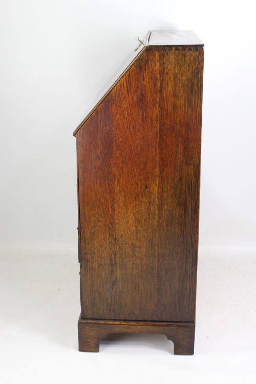 fig 1. Small Antique Edwardian Oak Bureau
