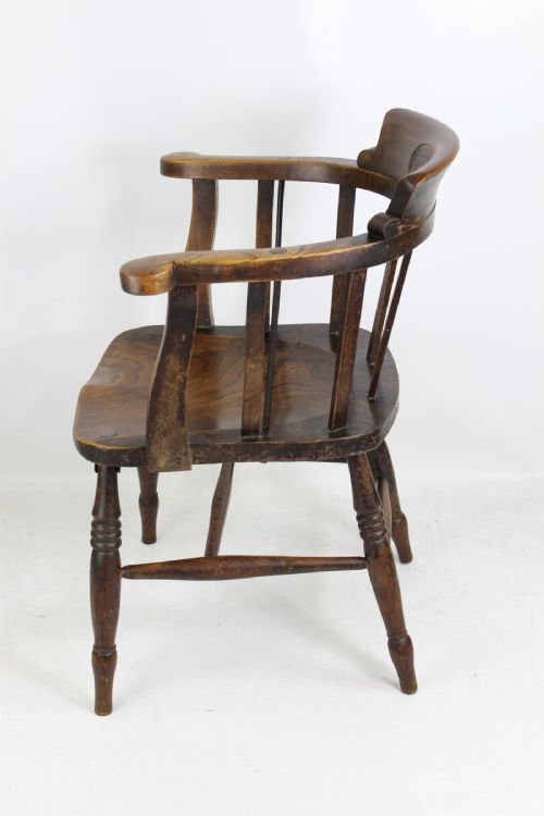 fig 1. Victorian Elm Captains Chair by Goodearl & Sons