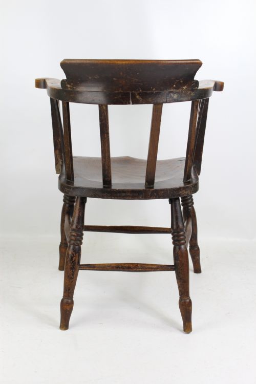 fig 2. Victorian Elm Captains Chair by Goodearl & Sons