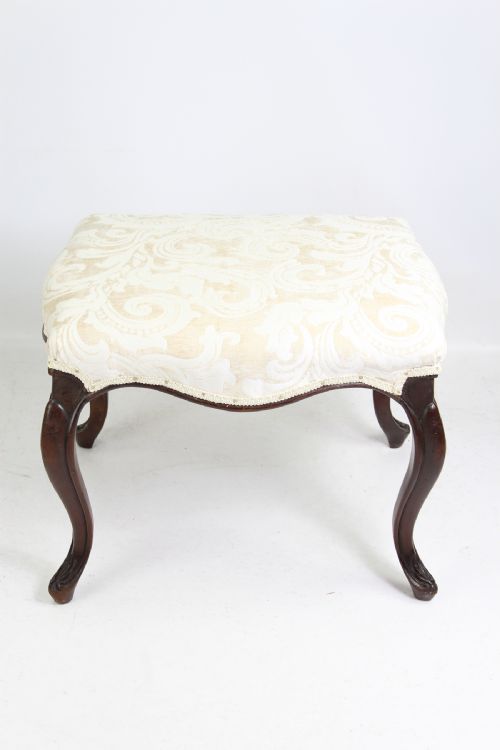 fig 1. Victorian Mahogany Dressing Stool