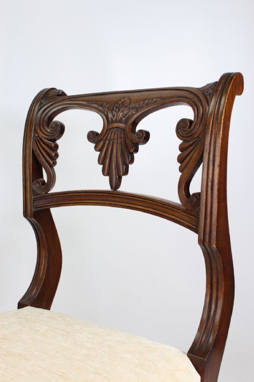 fig 1. Regency Mahogany Chair