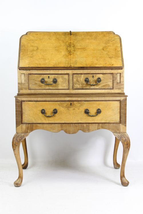 Small Walnut Bureau by Denby & Spinks