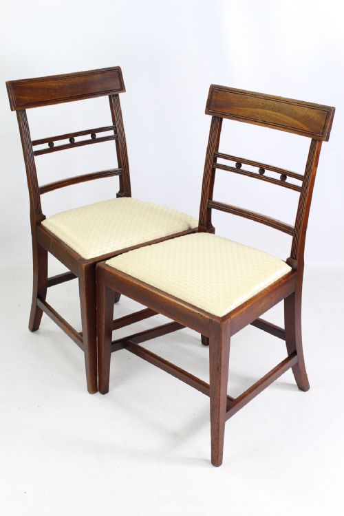 fig 1. Set 6 Regency Mahogany Dining Chairs