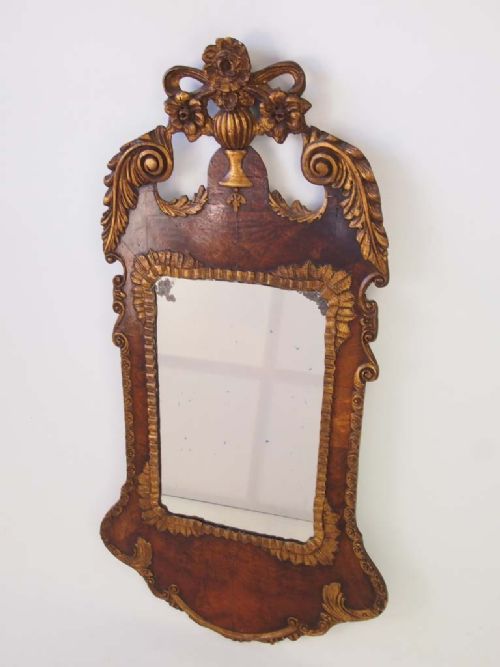 fig 1. Large Antique Victorian Mirror in George II Style
