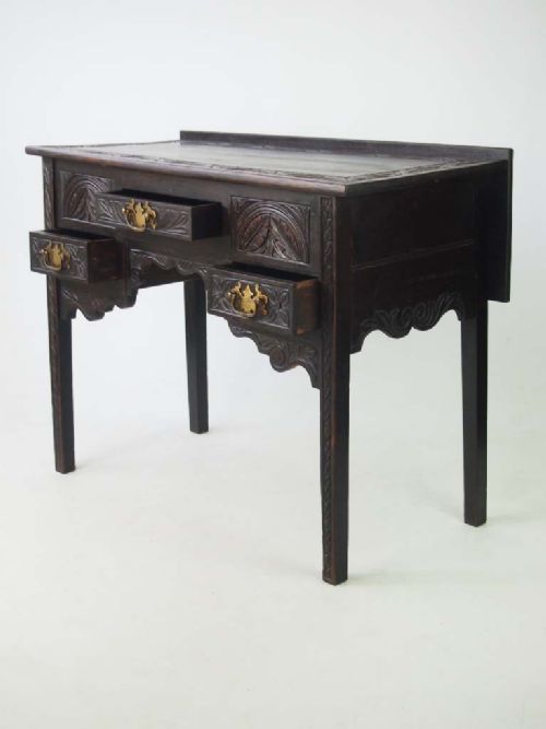 fig 1. Antique Victorian Oak Lowboy