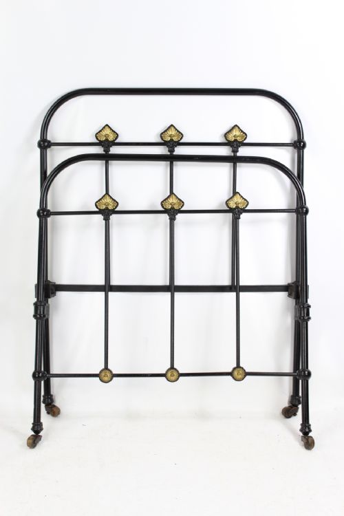 Victorian Iron & Brass Single Bed